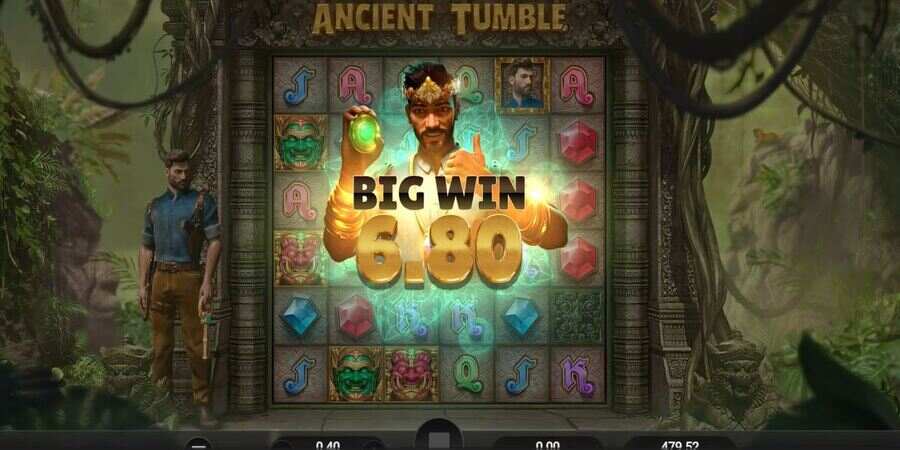 Ancient Tumble slot game win