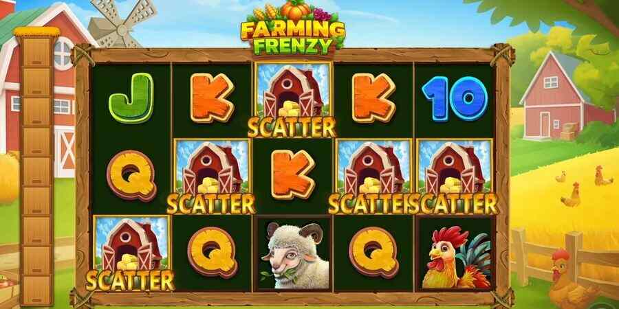 Farming Frenzy scatter symbols