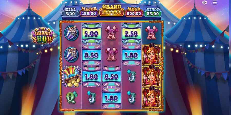 Free spins The Grand Show slot game