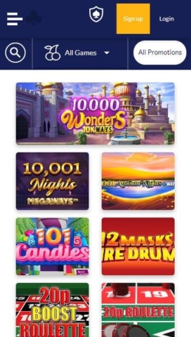 PlayUK Casino Games on Mobile