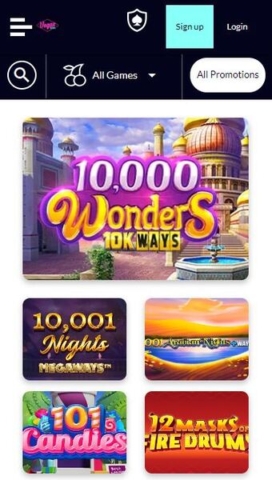 Vegas Wins Casino Games on Mobile