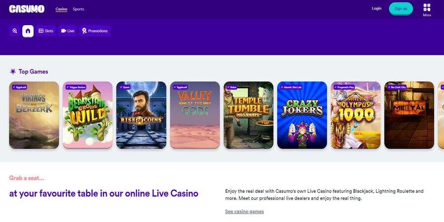 Best High limit casinos - Casumo