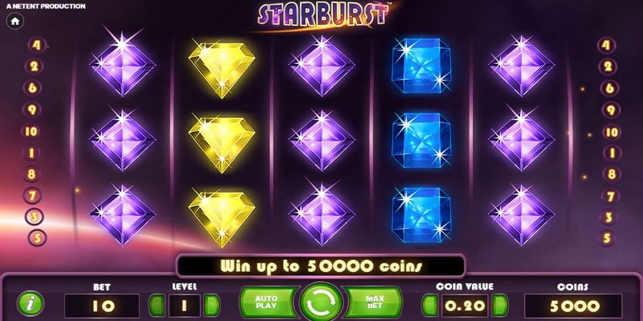 Starburst slot